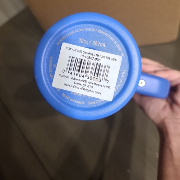 Stanley Quencher H2.0 30oz IRIS BLUE *Limited Edition* NEW - Picture 8 of 8